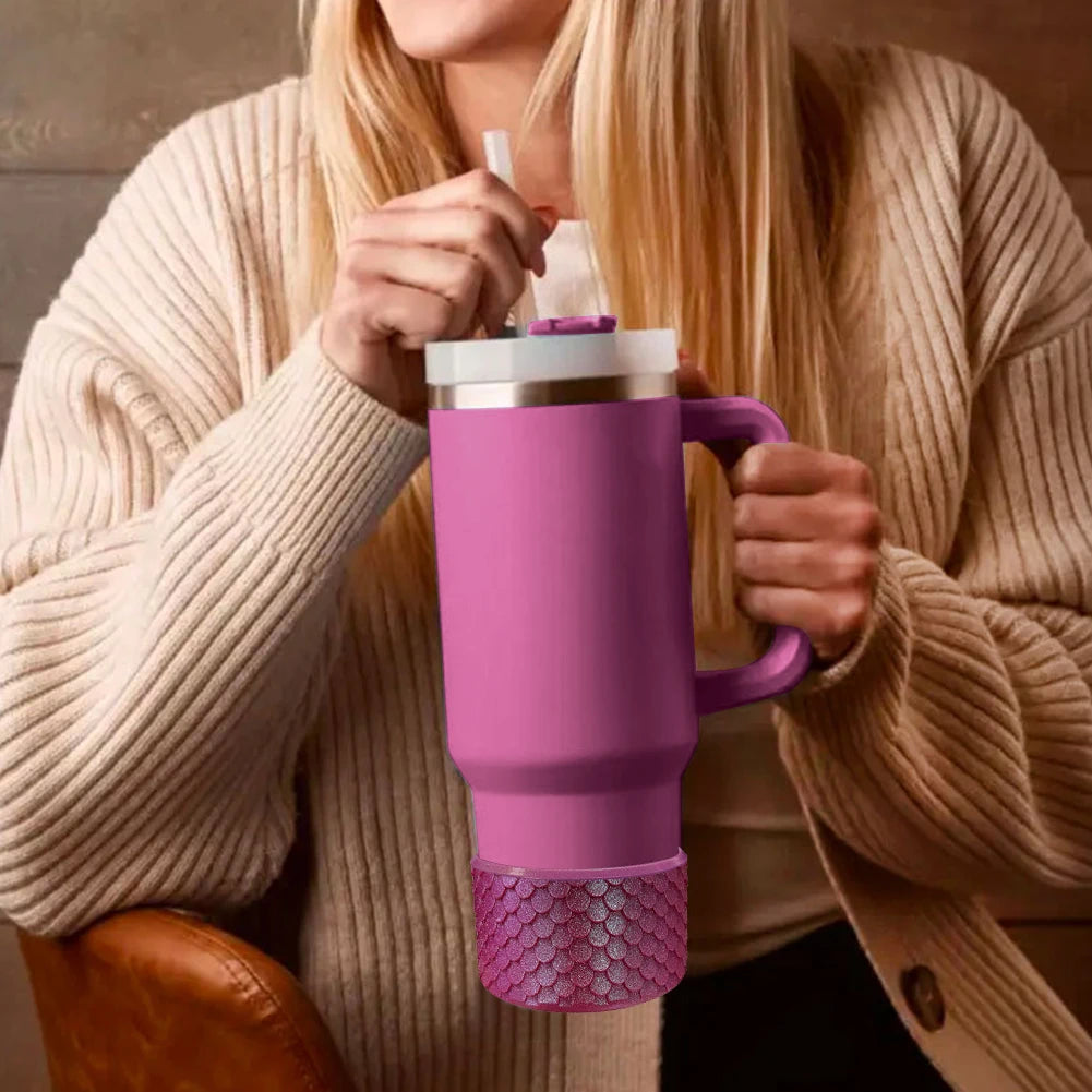 👉 Housse en Silicone Antichoc pour Gourde Stanley 40oz – Protection & Style